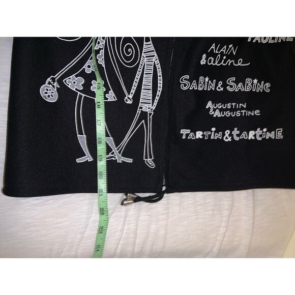 Cop Copine Vintage Jacket Black And White Striped Women’s Size Small / Medium? - Picture 12 of 13